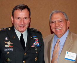 Lt Gen Karl Eikenberry with Gen George Joulwan with Gen George Joulwan